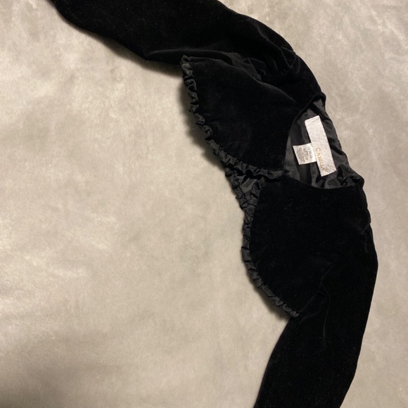 Camilla Girls Black velvet Jacket size: 18 Months - Picture 2 of 3